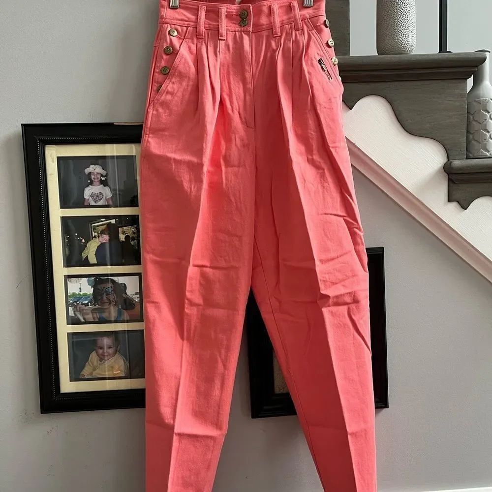 Vintage Together Spiegel Pink Denim Hi-Rise Jeans sz 4 NWT